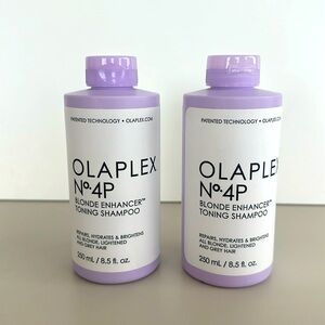 NEW, Sealed, Olaplex Nº.4P Blonde Enhancer Toning Shampoo, 2pcs